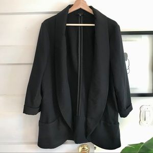 Black Flowy Blazer